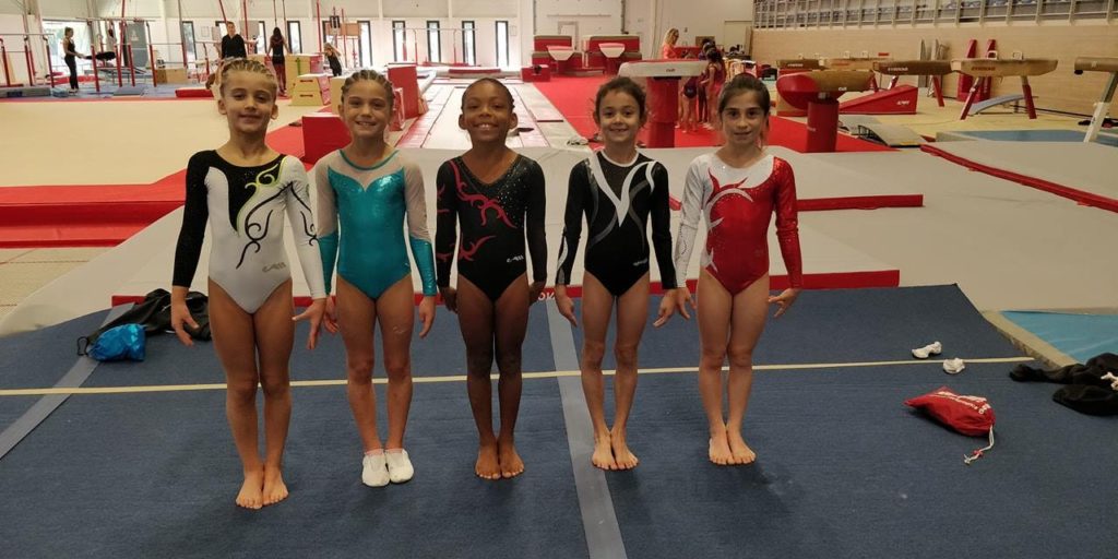 Les gymnastes du groupe Performance, à la revue d'effectif régional